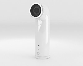 HTC Re Caméra Blanc Modèle 3D