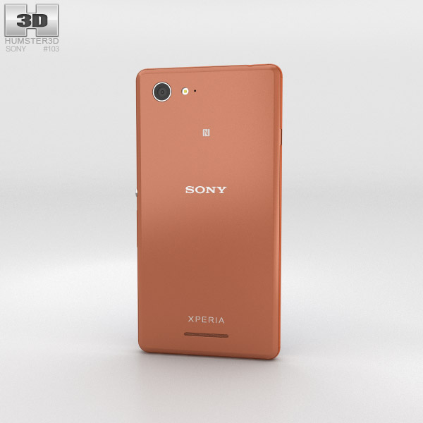 Sony Xperia E3 Copper 3d model