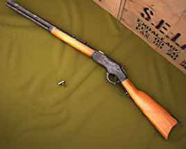 Winchester Model 1873 3D model