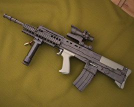 SA80 L85A2 Modello 3D