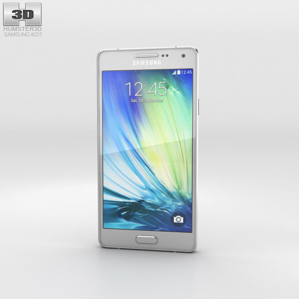 Samsung Galaxy A3 Platinum Silver Modelo 3d