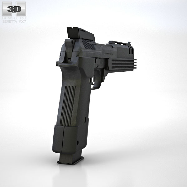 Beretta Auto 9 Modello 3d Armi On Hum3d 2410