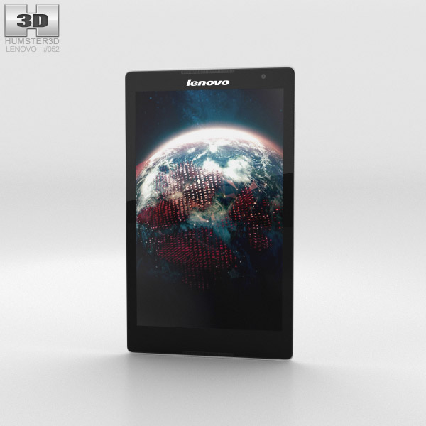 Lenovo Tab S8 White 3D model