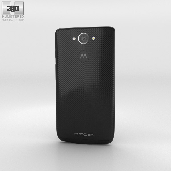 Motorola Droid Turbo Black Ballistic Nylon 3d model
