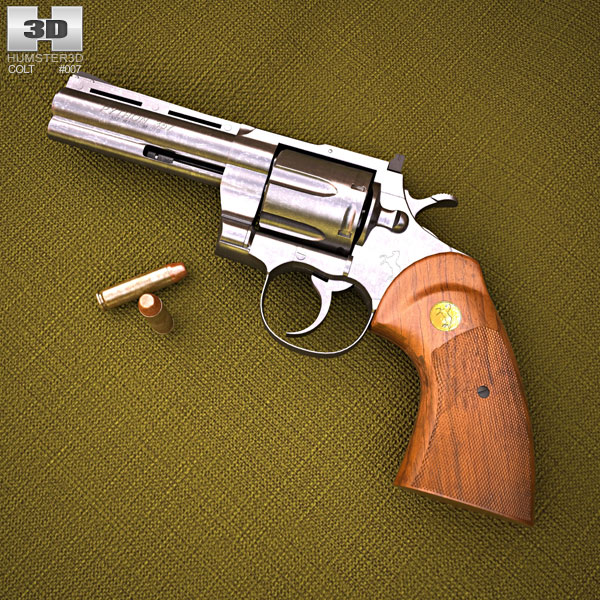 Colt Python Modèle 3D