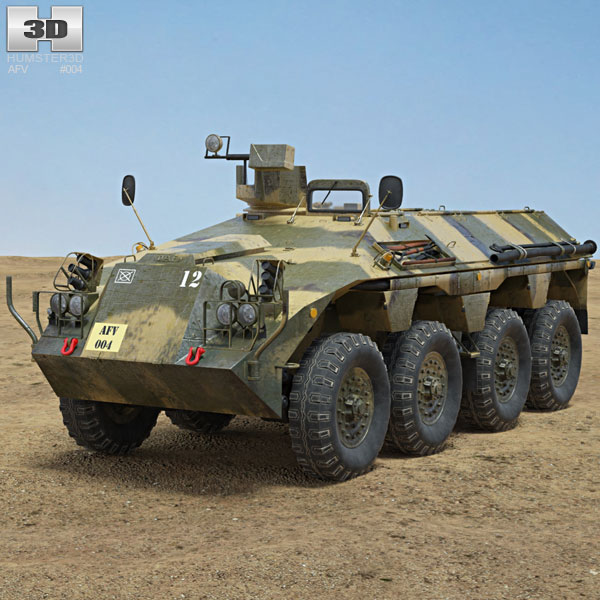DAF YP-408 3D model