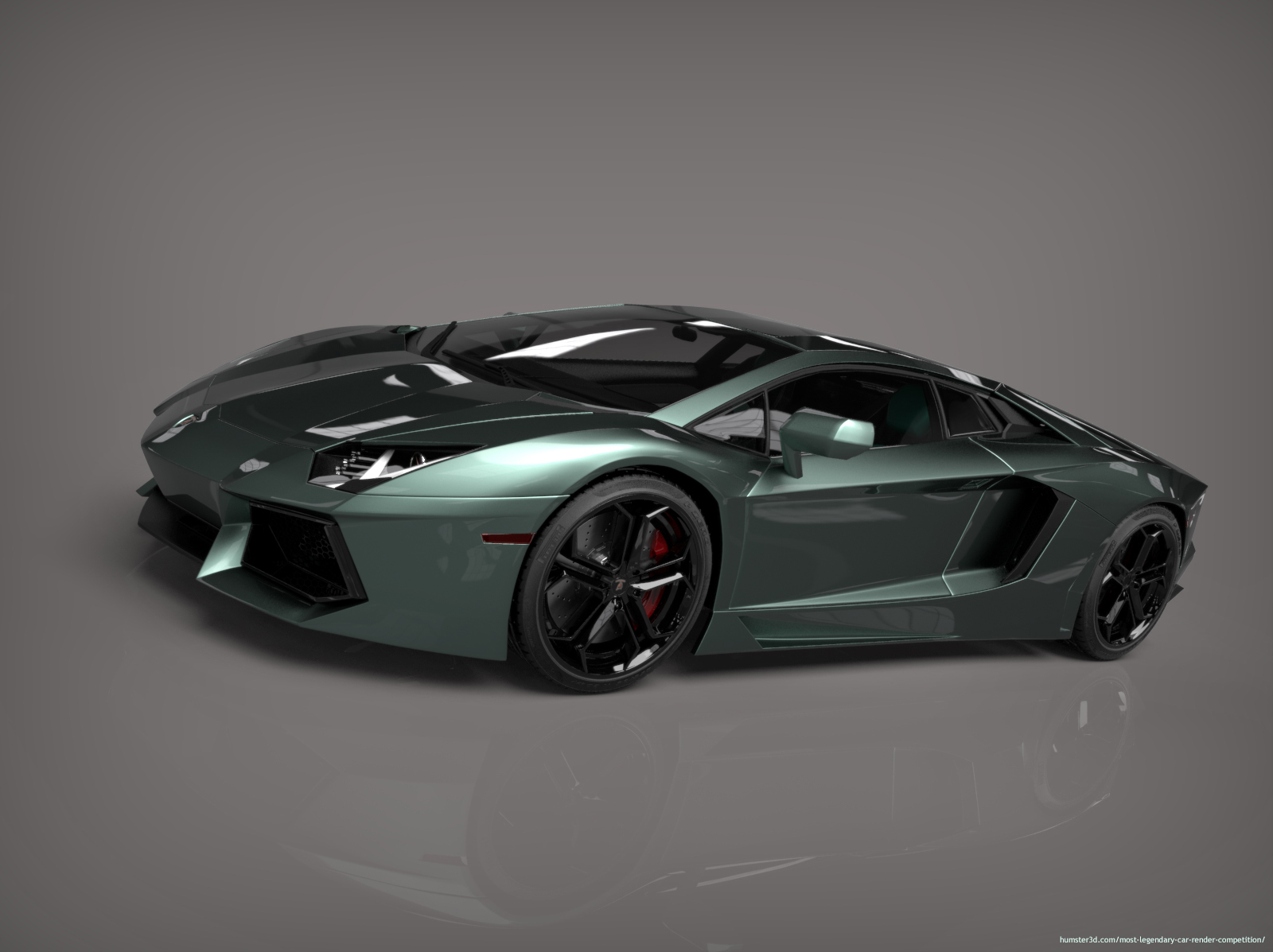 Lamborghini Aventador 3d art