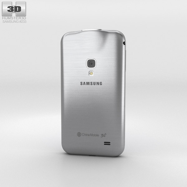 Samsung Galaxy Beam 2 Gray Silver Modelo 3d