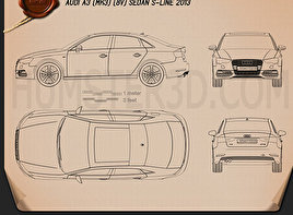 Audi Blueprint Download Hum3d