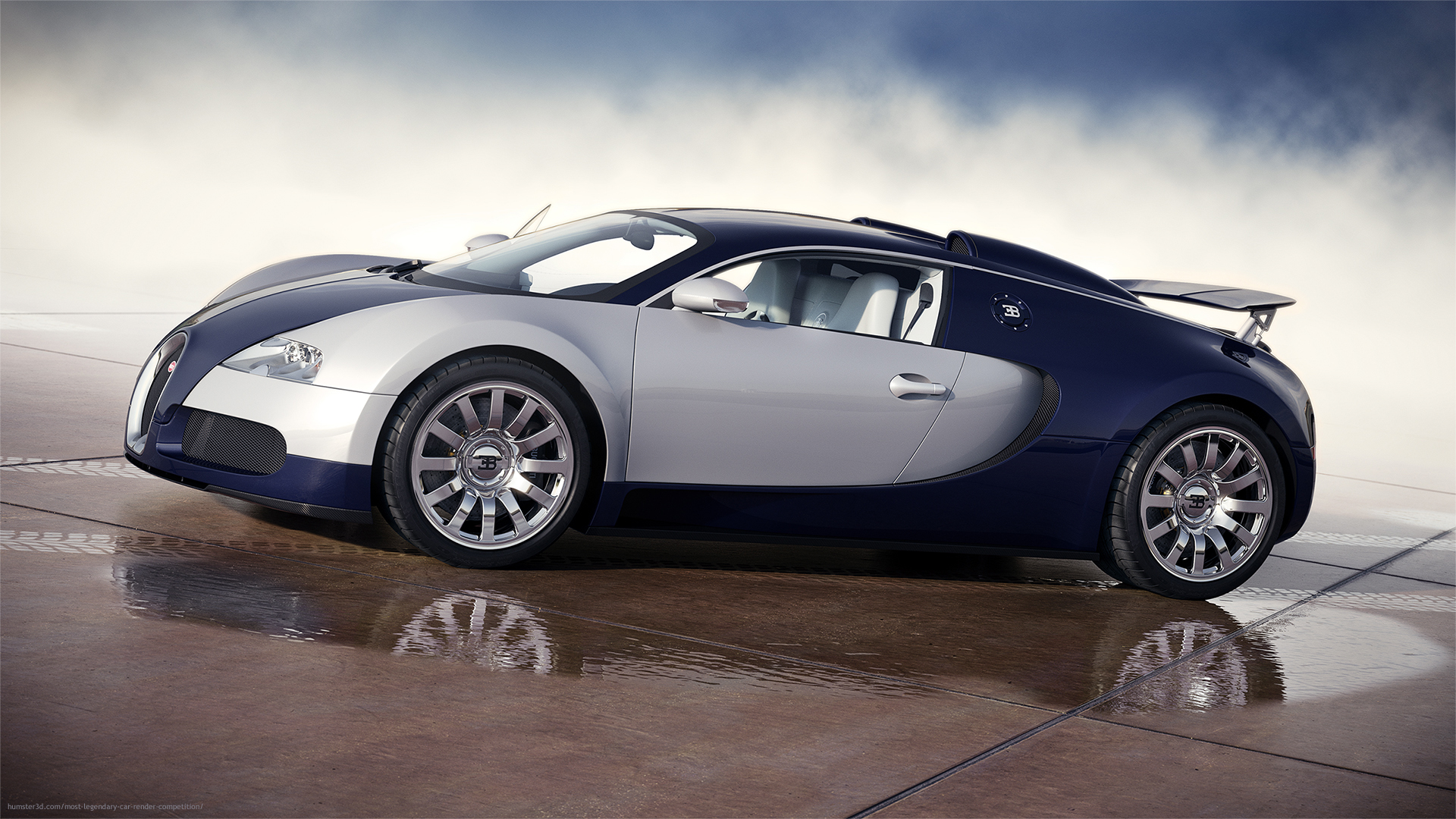 Bugatti Veyron 3d art