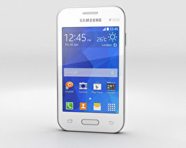 Samsung Galaxy Young 2 白色的 3D模型