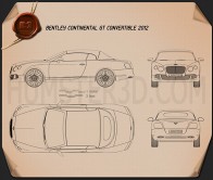 Sports car blueprint 3D Models Download - Hum3D