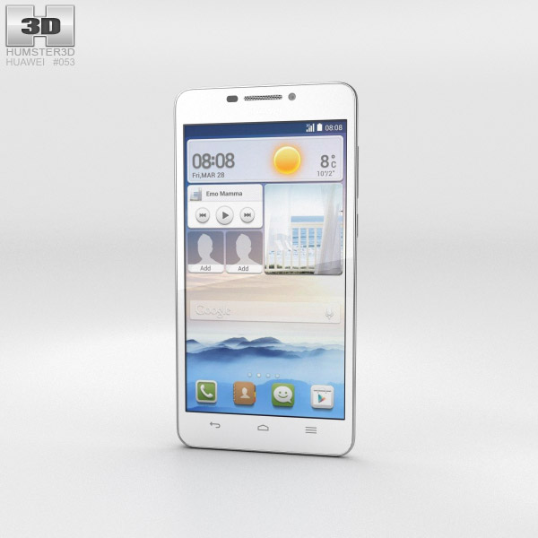 Huawei Ascend G630 Blanco Modelo 3D