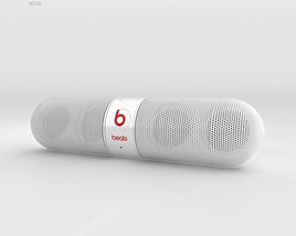 Beats Pill 2.0 Wireless Speaker White 3D model
