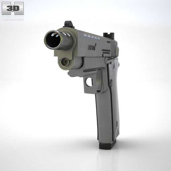 Laseraim Arms Deluxe 45 Auto 3d модель Оружие на Hum3d 9398