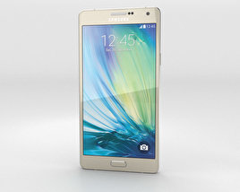 Samsung Galaxy A7 Champagne Gold 3D-Modell