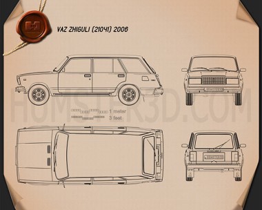 Lada granta blueprint