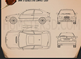 Bmw Blueprint 3d Models Download Hum3d