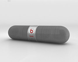 Beats Pill 2.0 Wireless Speaker Silver 3D model