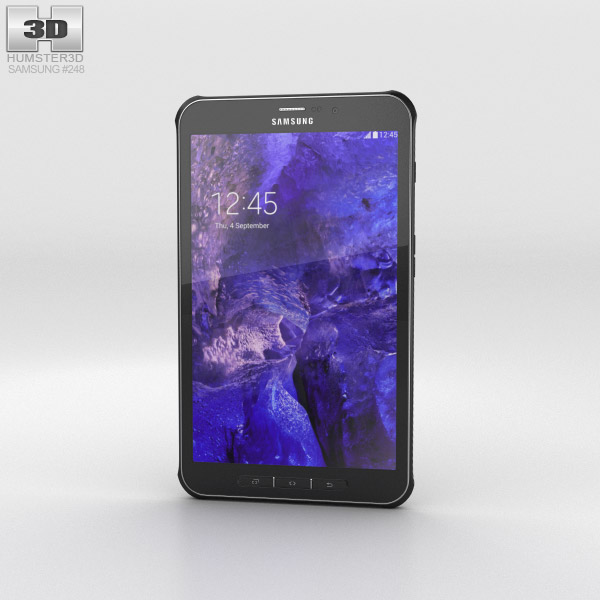 Samsung Galaxy Tab Active Titanium Green 3D model