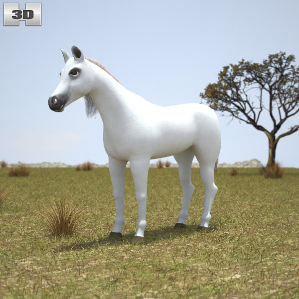 Arabian Horse 3D 모델 