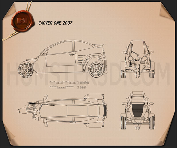 Carver One 2007 設計図
