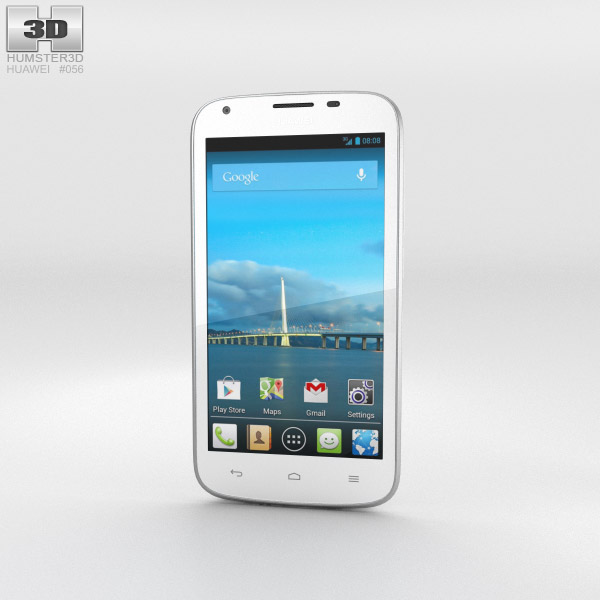 Huawei Ascend Y600 White 3D model