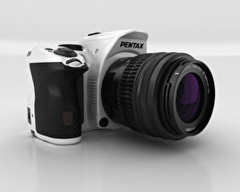Pentax K-30 Weiß 3D-Modell