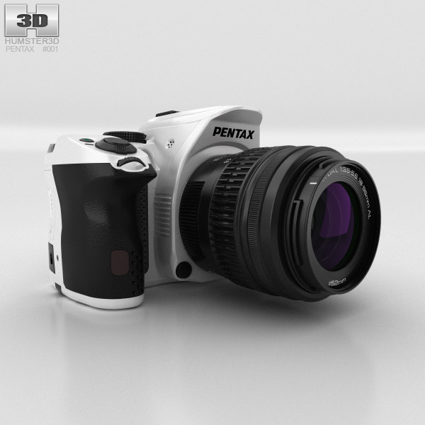 Pentax K-30 White 3D model