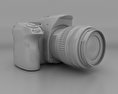 Pentax K-30 White 3D 모델 
