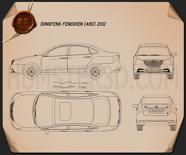 Dongfeng Fengshen A60 2012 Blueprint