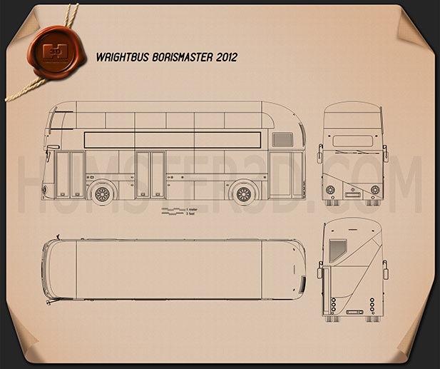 Wrightbus Borismaster 2012 Blueprint