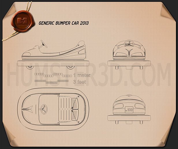 inside section car blueprints