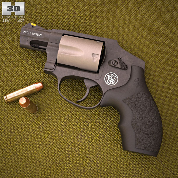 Smith & Wesson Model 340PD 3D model