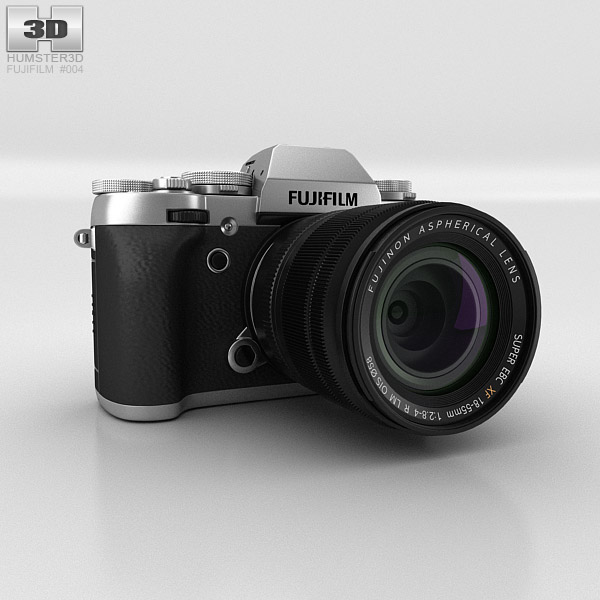 Fujifilm X-T1 Silver 3D model
