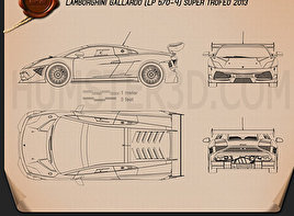 Lamborghini Huracan Performante Blueprint - Lamborghini