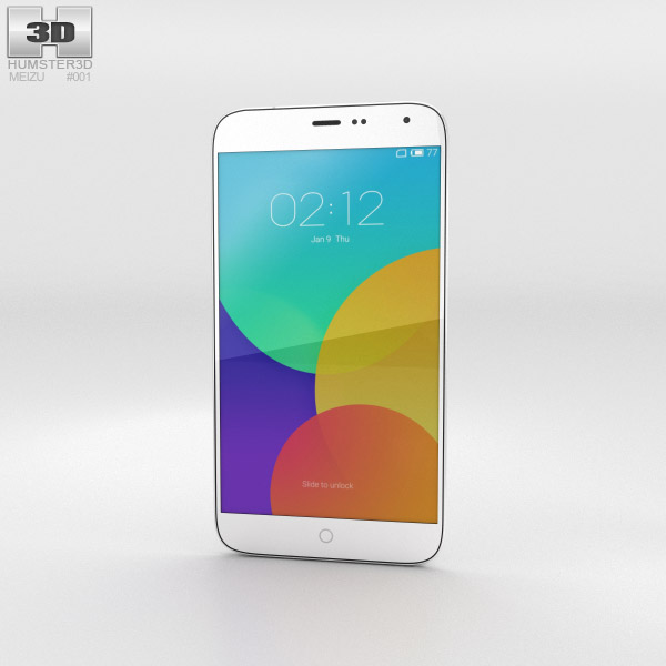 Meizu MX4 Blanco Modelo 3D
