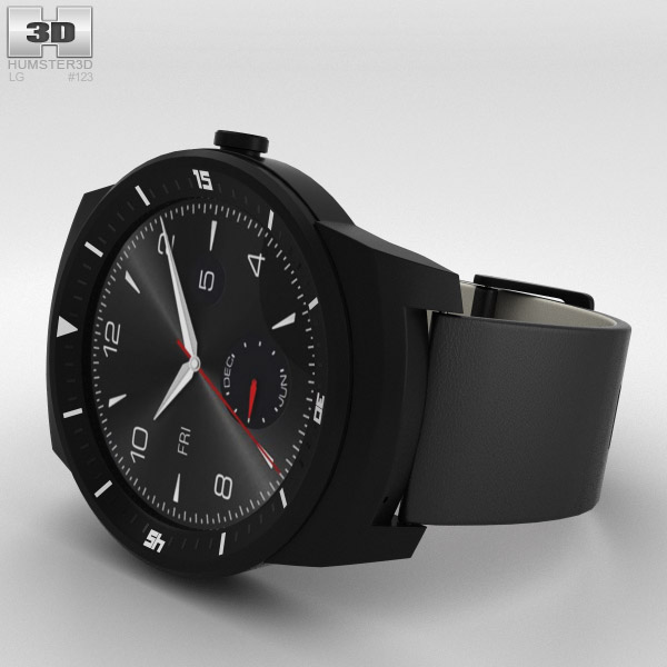 LG G Watch 3Dモデル 電子機器 on Hum3D