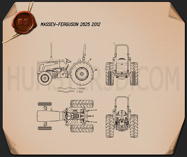 Massey-Ferguson 2625 2012 設計図