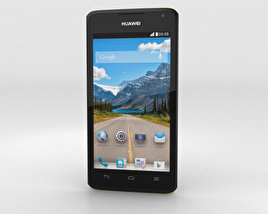 Huawei Ascend Y530 イエロー 3Dモデル