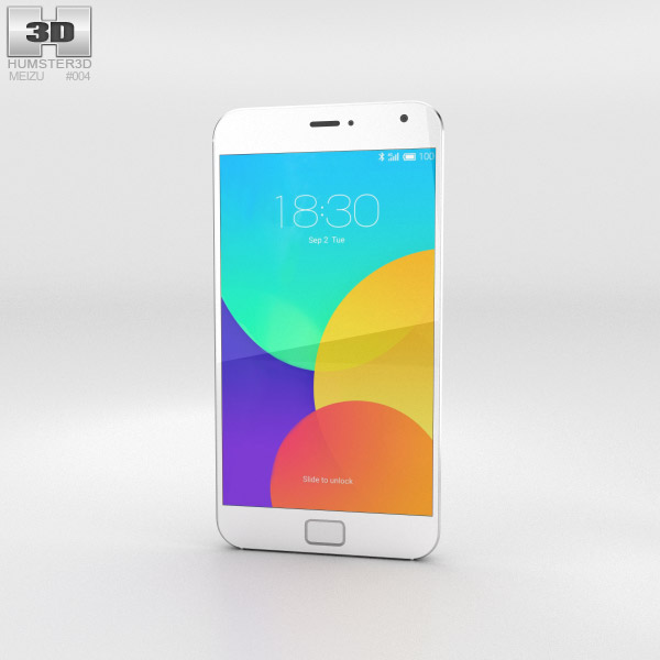 Meizu MX4 Pro Blanco Modelo 3D