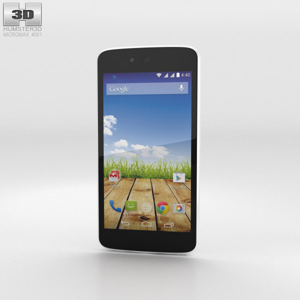 Micromax Canvas A1 Serene White 3D model