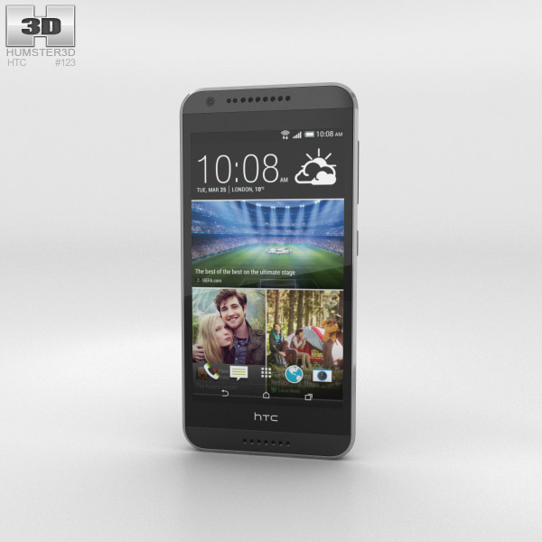 HTC Desire 620G Tuxedo Grey Modèle 3D