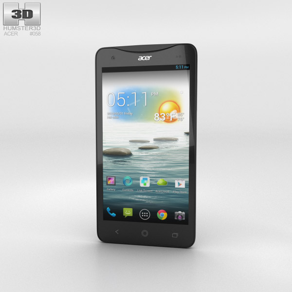 Acer Liquid S1 Negro Modelo 3D