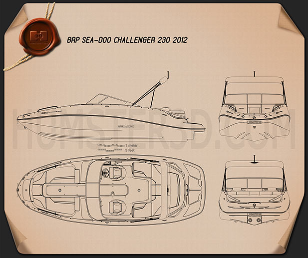 BRP Sea-Doo Challenger 230 2012 Plano