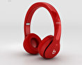 Beats by Dr. Dre Solo2 ワイヤレス ヘッドホン Red 3Dモデル
