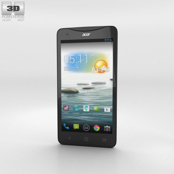 Acer Liquid S1 白い 3Dモデル