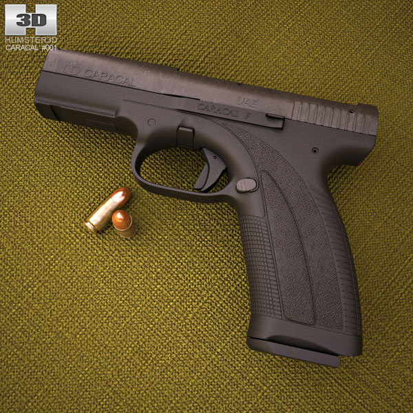 Caracal pistol 3Dモデル