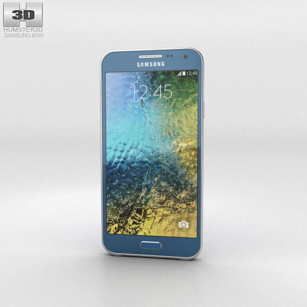Samsung Galaxy E5 Blue Modelo 3d