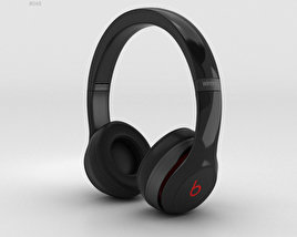 Beats by Dr. Dre Solo2 Wireless Headphones Black 3D model